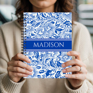 Carnet Teacher | Custom Name Floral Chinoiserie Mom Her 