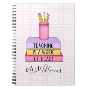 Carnet Teaching is a Work of Heart Teacher Gift