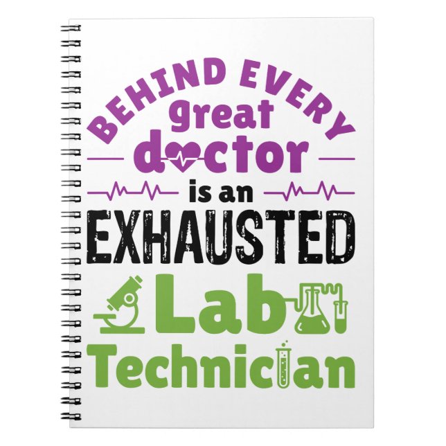 Carnet Technicien de laboratoire Technicien Médicale Tech (Devant)
