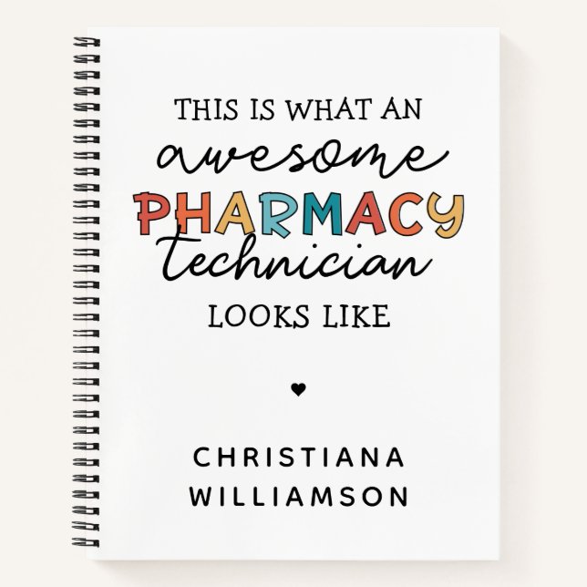 Carnet Technicien en pharmacie Awesome Technologie en pha (Devant)
