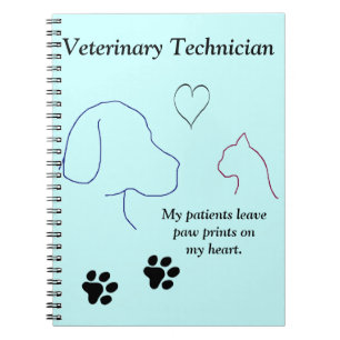 Carnet Technicien vétérinaire - empreintes de pattes su