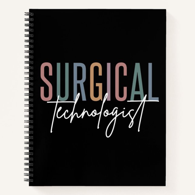 Carnet Technologue chirurgical Med Surg Tech Chirurgie Te (Devant)
