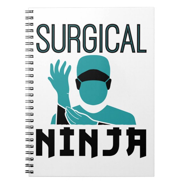 Carnet Technologue en chirurgie Ninja Scrub (Devant)