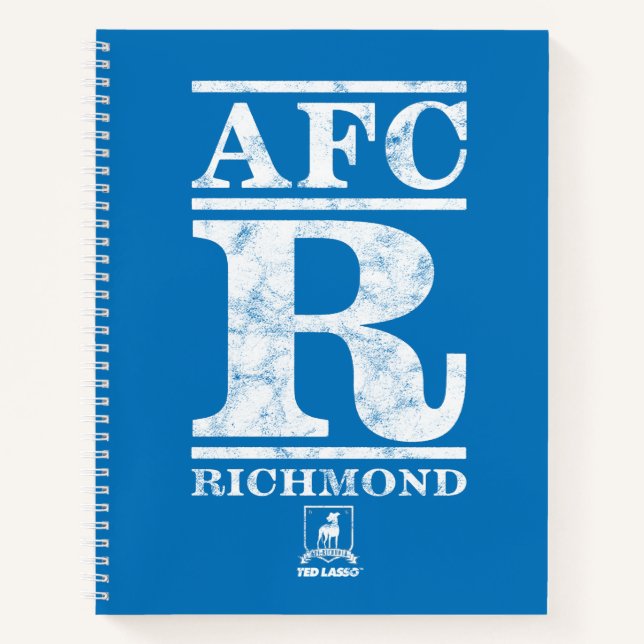 Carnet Ted Lasso | AFC R Richmond Text Logo (Devant)
