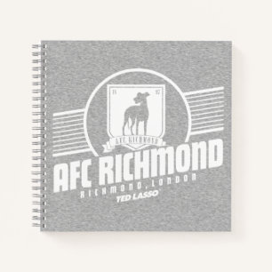 Carnet Ted Lasso AFC Richmond Graphisme de la bande d'a