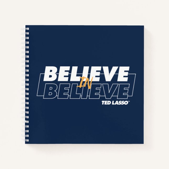 Carnet Ted Lasso | Croire en la foi (Devant)