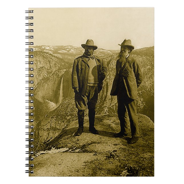 Carnet Teddy Roosevelt et John Muir au point de glacier (Devant)