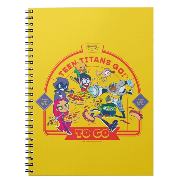 Carnet Teen Titans Go ! Aller (Devant)