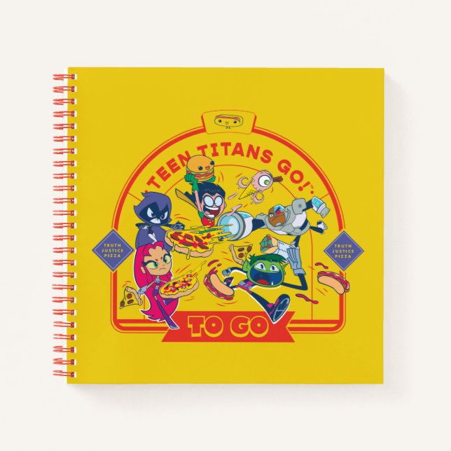 Carnet Teen Titans Go ! Aller (Devant)