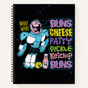 Carnet Teen Titans Go!   Cyborg Burger Rap