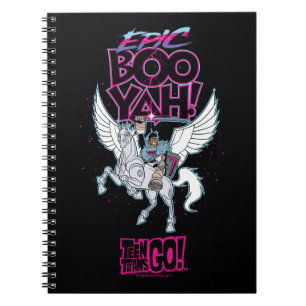 Carnet Teen Titans Go!   Cyborg guerrier chevauchant Péga