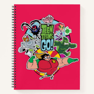 Carnet Teen Titans Go!   Équipe graphique de groupe