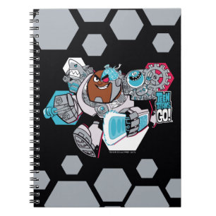 Carnet Teen Titans Go !   Graphique de l'arsenal de Cybor