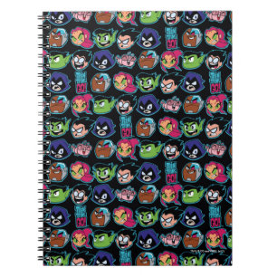 Carnet Teen Titans Go !   Motif Têtes Titans