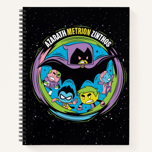 Carnet Teen Titans Go! | Raven "Azarath Metrion Zinthos" (Devant)