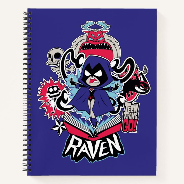 Carnet Teen Titans Go! | Raven Demonic Powers Graphic (Devant)