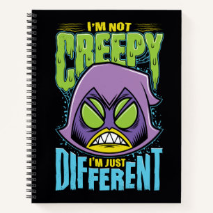 Carnet Teen Titans Go!   Raven "Pas flippante, juste diff