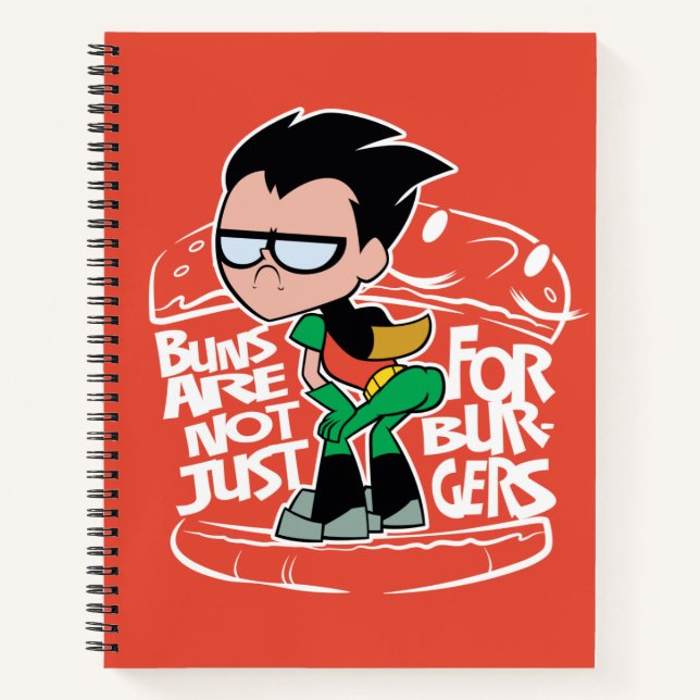 Carnet Teen Titans Go! | Robin Booty Scooty Buns (Devant)
