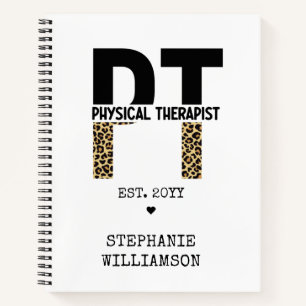 Carnet Teetah, physiothérapeute personnalisée PT Imprimer