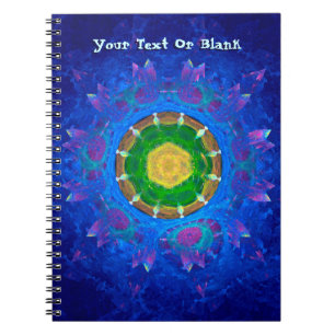 Carnet Teinture à tarte bleu-vert