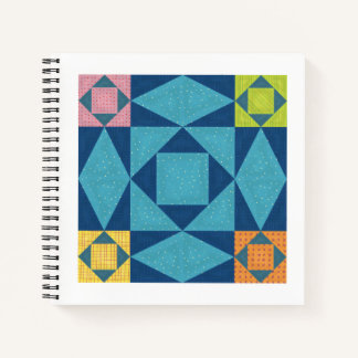 Carnet Tempête à Sea Quilt Carré