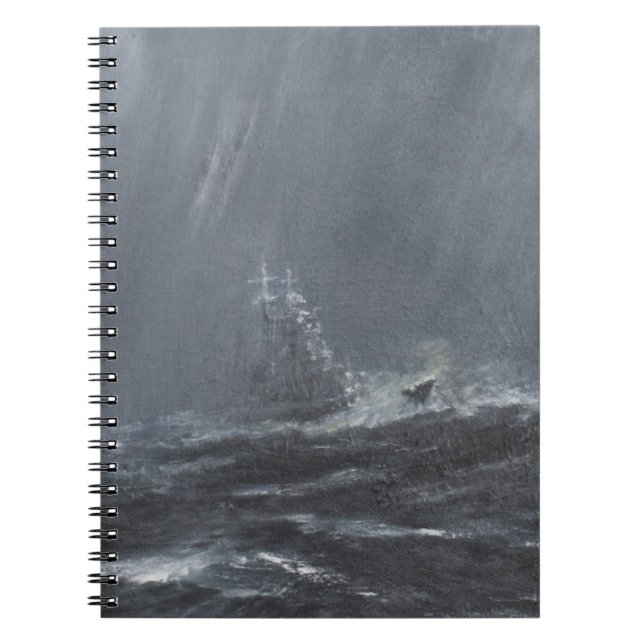 Carnet Tempête de Gneisenau en Mer du Nord 1940. 2006 (Devant)