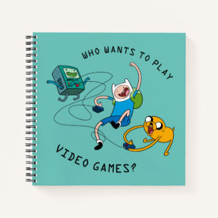 Carnet Temps d'aventure   Finn & Jake Jouer avec BMO
