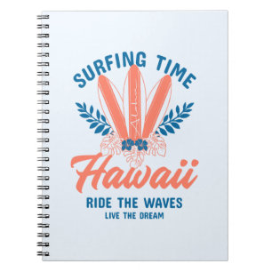 Carnet Temps de Surf Hawaii Surfez les Vagues