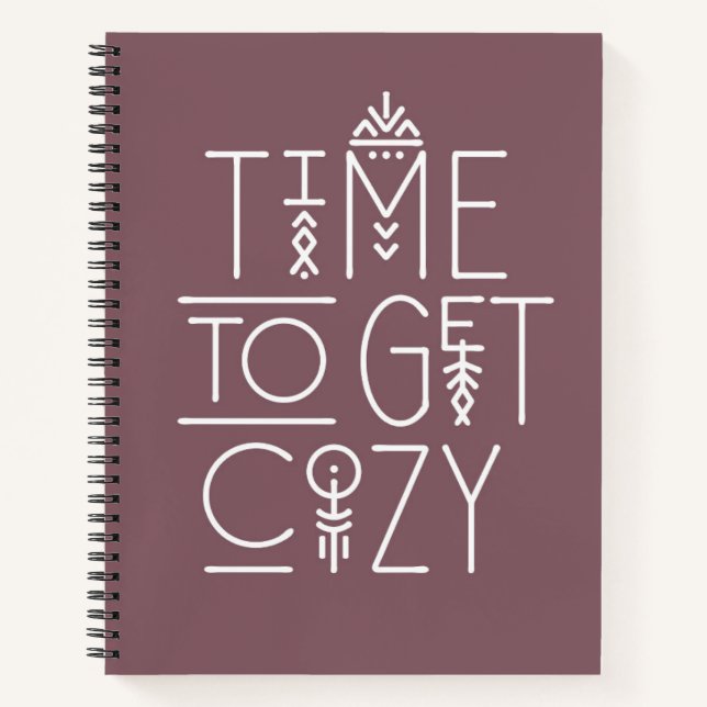 Carnet Temps moderne pour obtenir un design confortable (Devant)