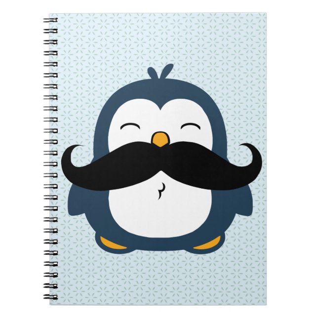 Carnet Tendance de moustache de pingouin (Devant)