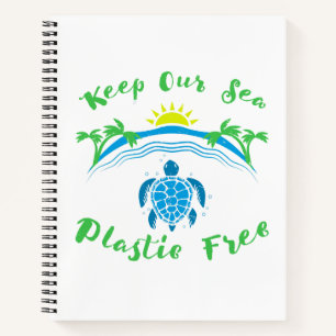 Carnet Tenez notre mer Plastique Libre Changement climati