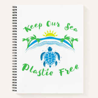 Carnet Tenez notre mer Plastique Libre Changement climati
