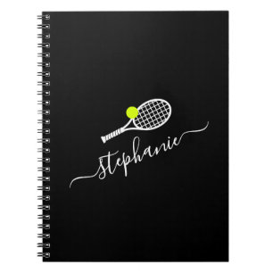 Carnet Tennis Joueur Team Club Nom du camp Personnalisé