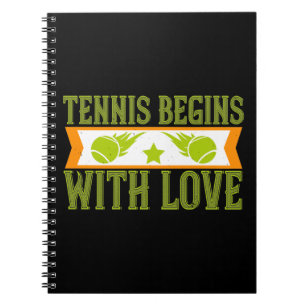 Carnet Tennis - Le tennis commence avec l'amour