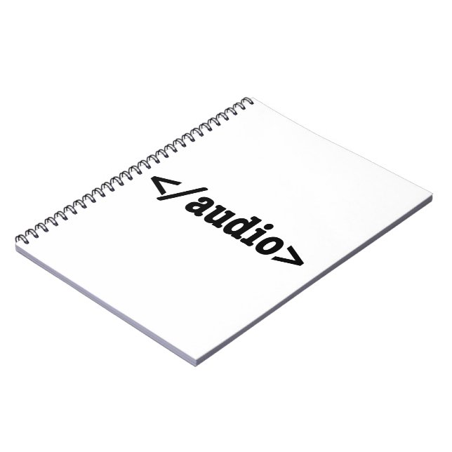 Carnet Terminer le code HTML5 audio (Côté gauche)