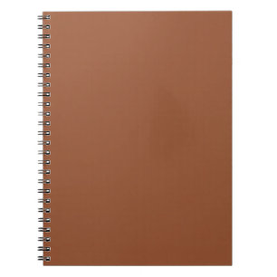 Carnet Terracotta Burnt Orange couleur solide