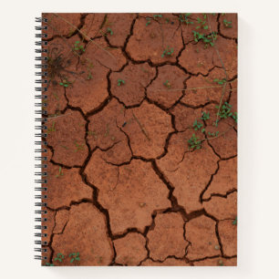 Carnet terrain sec et fissuré