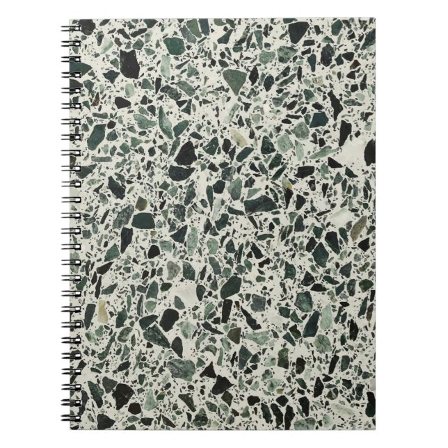 Carnet Terrazzo vert (Devant)