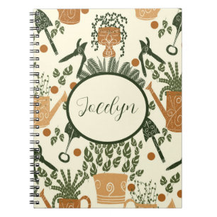 Carnet Terre en terre cuite et Plante vert : Amoureux des