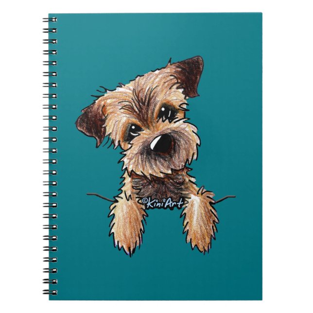 Carnet Terrier frontalier KiniArt (Devant)