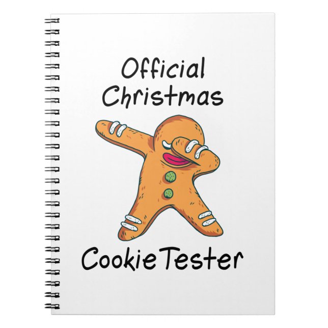 Carnet Testeur officiel de biscuits de Noël (Devant)