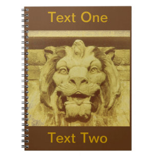 Carnet - Tête de lion