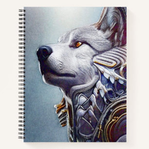 Carnet Tête de loup d'inspiration vintage - Nostalgic
