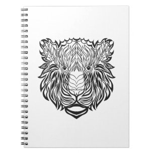 Carnet Tête de tigre de style