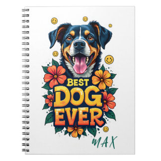 Carnet Texte ludique et fleurs élégantes pour un style