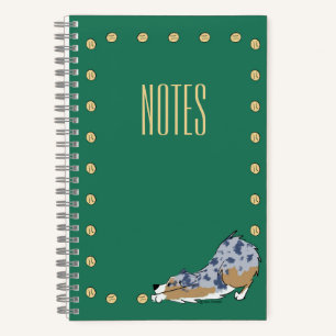 Carnet Texte Personnalisé Aussie Jouer Tennis Ball Fun Sp