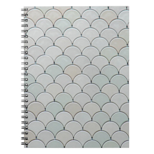 Carnet textile graphique gris (Devant)