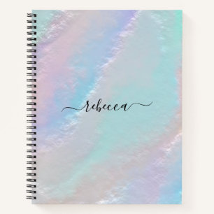 Carnet Texture arc-en-ciel Abstraite
