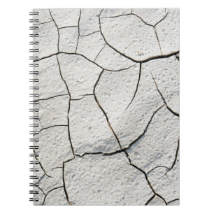 Carnet Texture Cool de la tête de terre fissurée