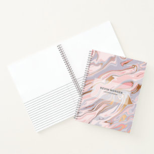 Carnet Texture de faux marbre moderne